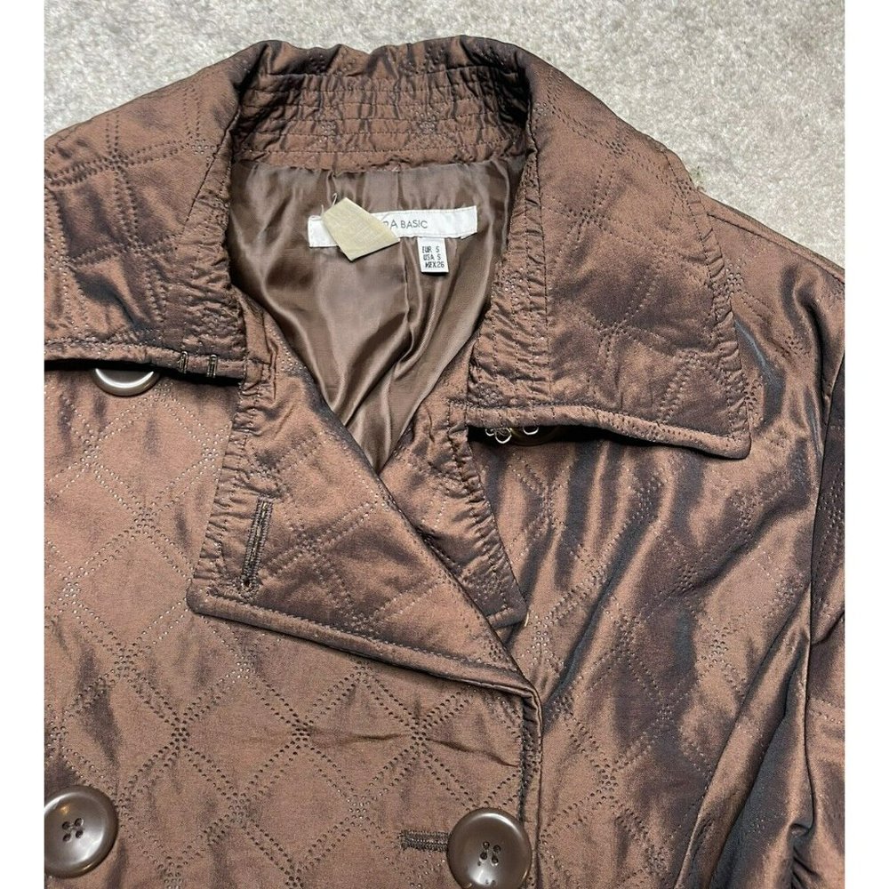 Zara Basic Down Puffer Coat Jacket Full Zip Women… - image 6